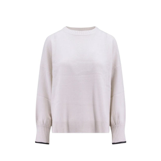 White Cashmere Sweatshirt