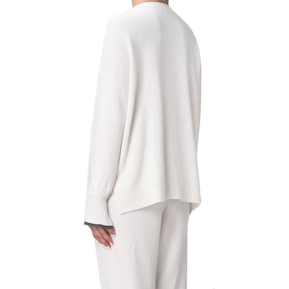 White Cashmere Sweatshirt