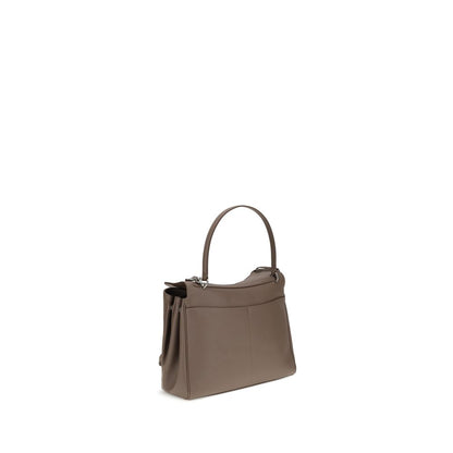 Gray Calf Leather Bos Taurus Shoulder Bag