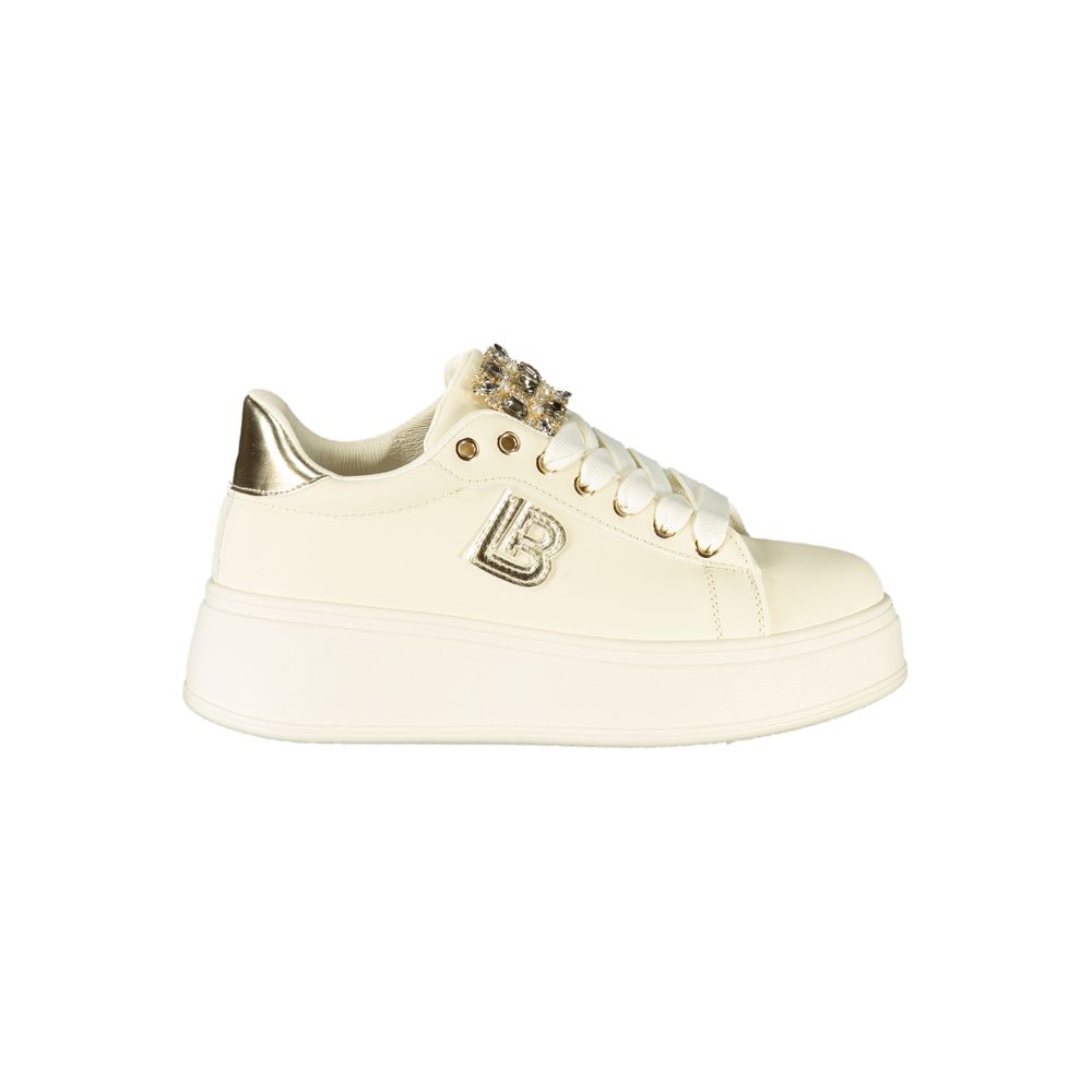 Beige Polyester Women Sneaker