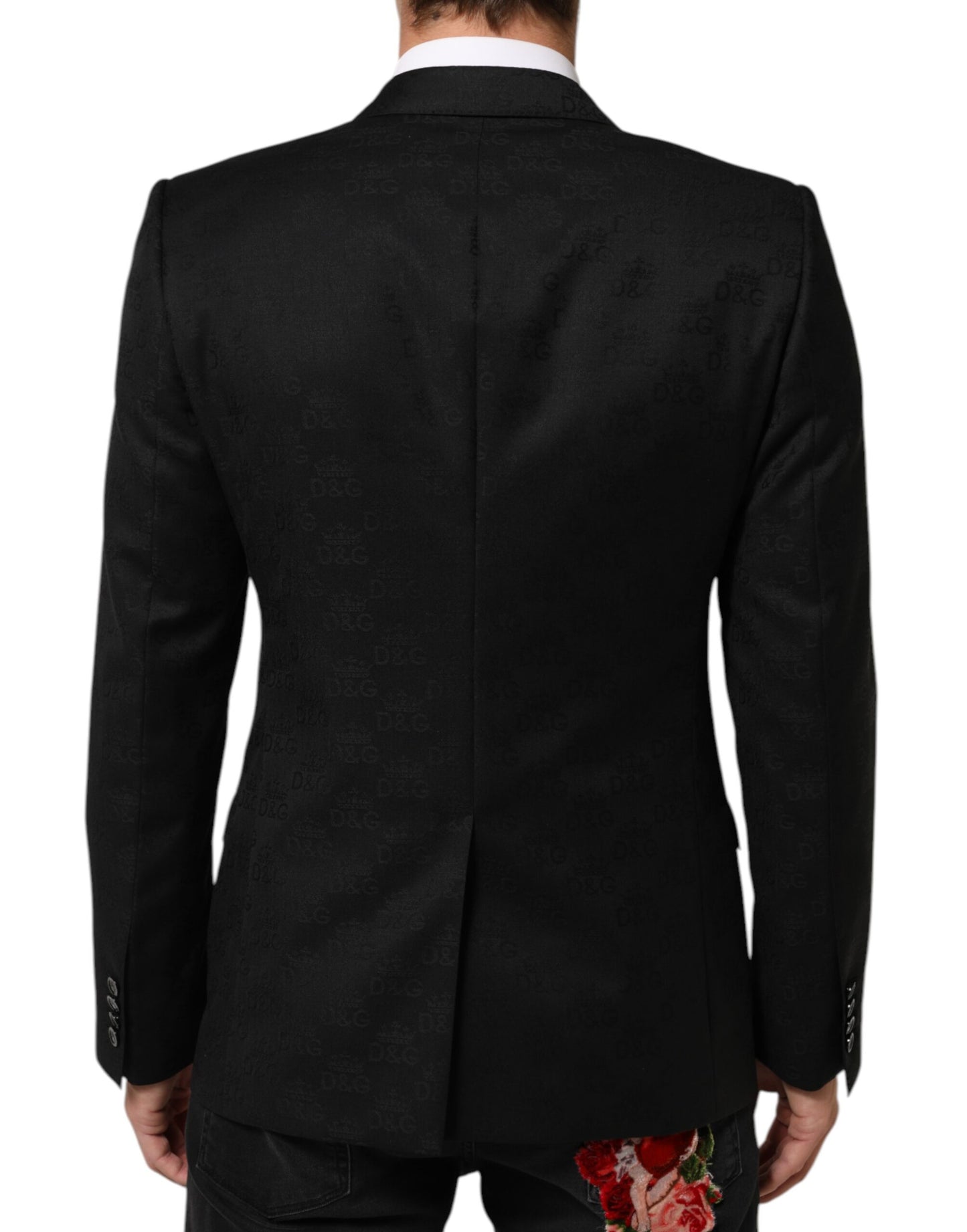 Black MARTINI 2 Buttons Suit Jacket Blazer
