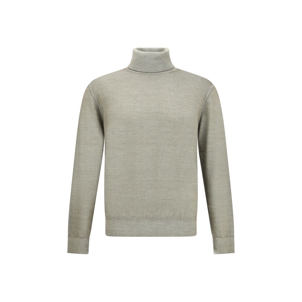 Green Wool Turtleneck