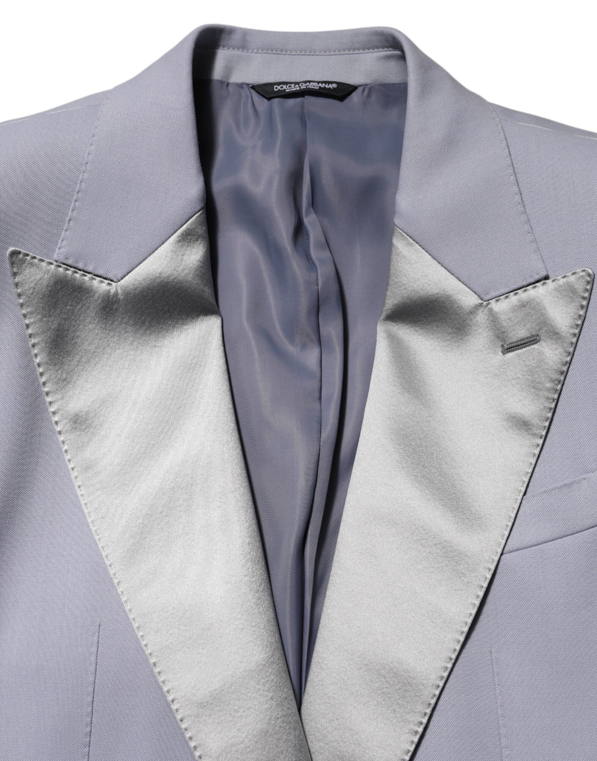 Gray Wool SICILIA 2 Buttons Men Suit Blazer