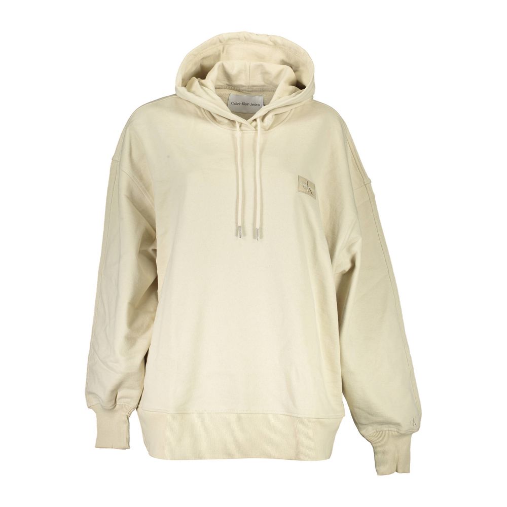 Beige Cotton Sweatshirt