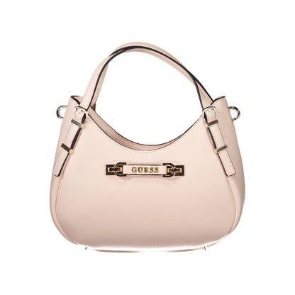 Pink Polyethylene Handbag