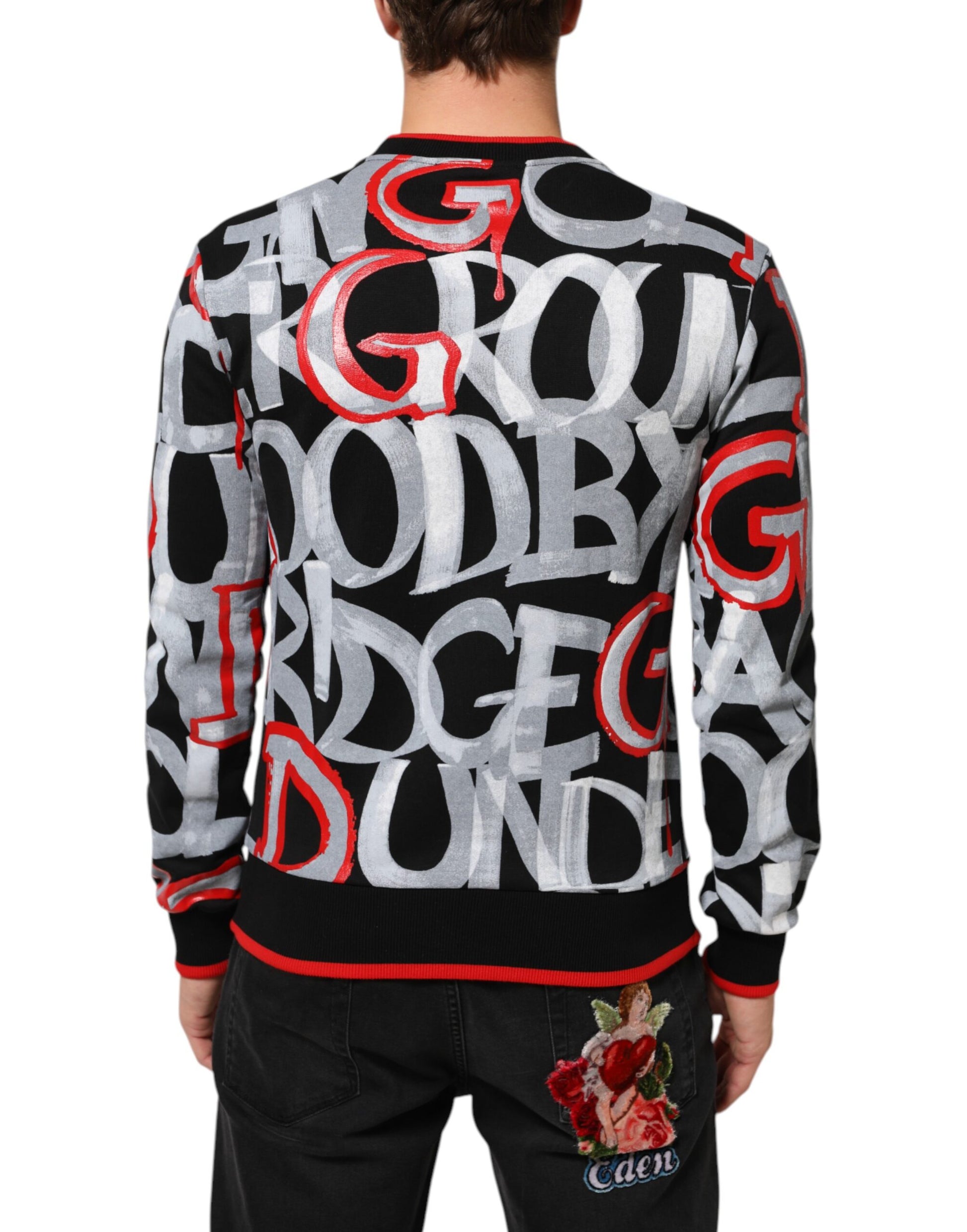 Multicolor D&G Monogram Sweatshirt Sweater