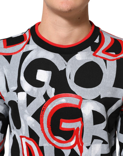 Multicolor D&G Monogram Sweatshirt Sweater