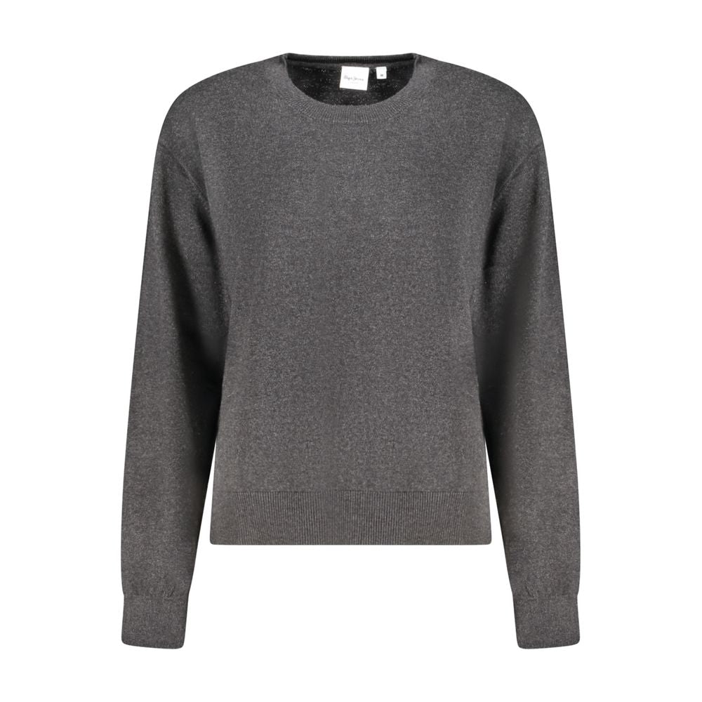 Black Cotton Women Sweater