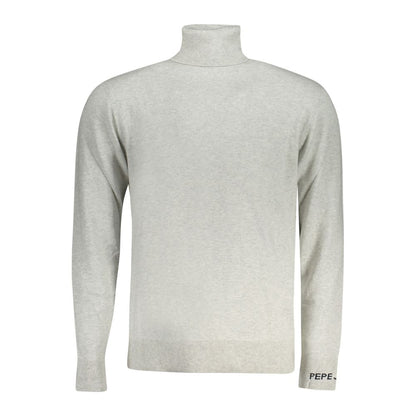 Gray Cotton Men Sweater