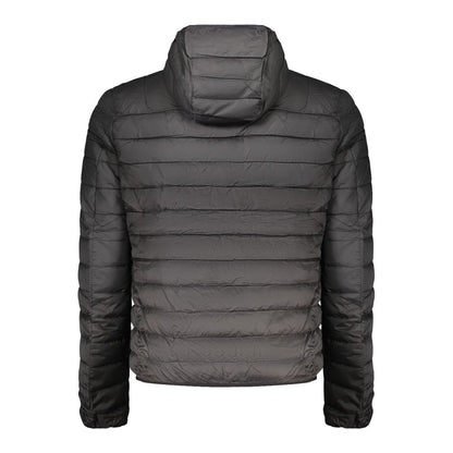 Black Polyester Men's Jacket