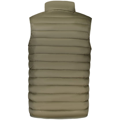 Green Polyester Men Jacket