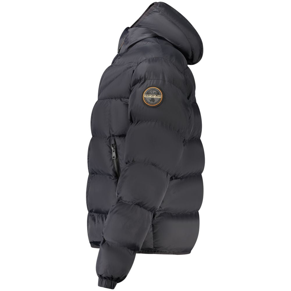 Black Poliammide Men's Jacket