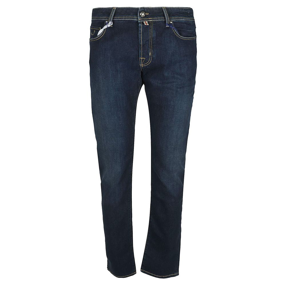 Blue Cotton Jeans Denim