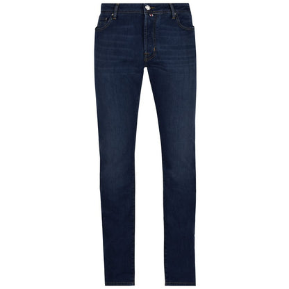 Blue Cotton Jeans Denim