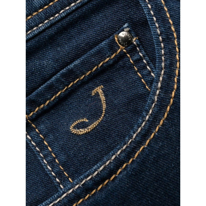 Blue Cotton Jeans Denim