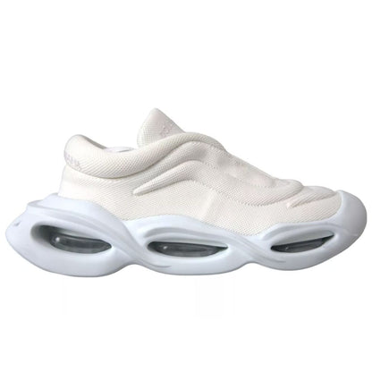 White Polyester Sneaker