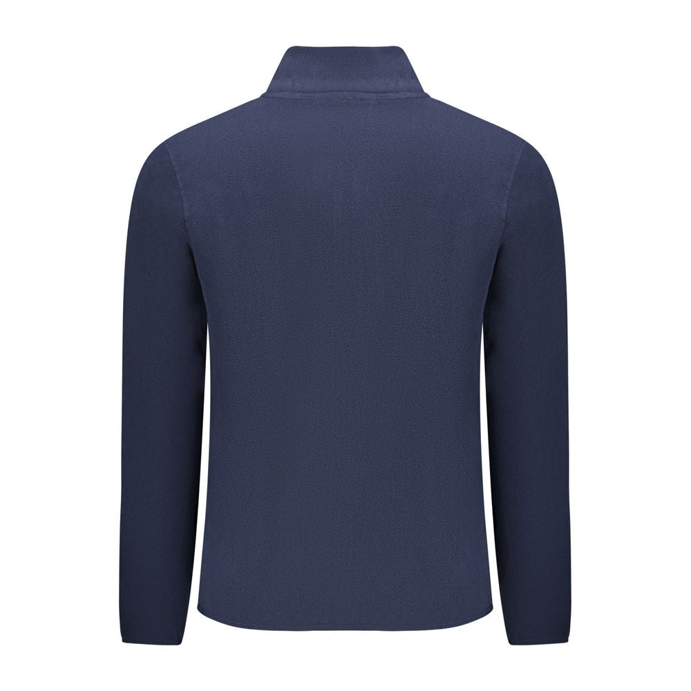 Blue Polyester Men Sweater