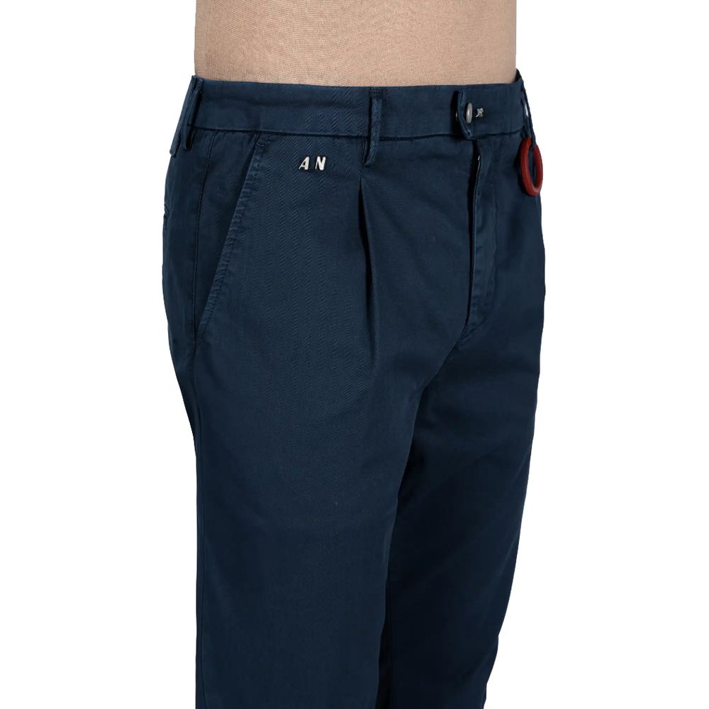 Blue Cotton Pant
