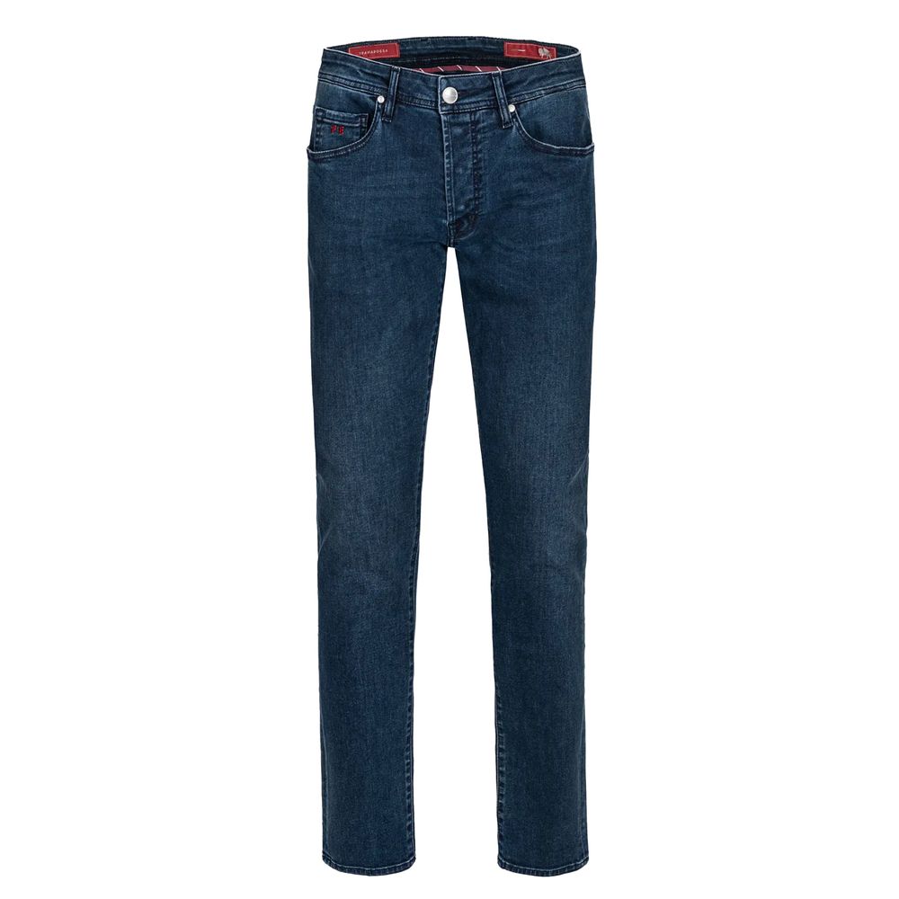 Blue Cotton Jeans Denim
