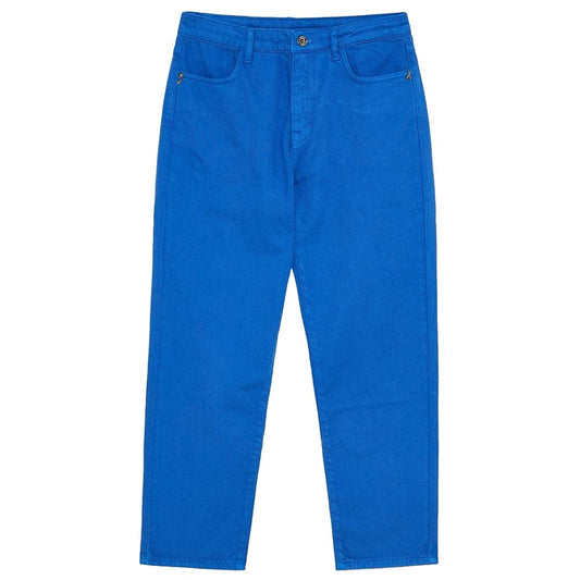Blue Cotton Pant