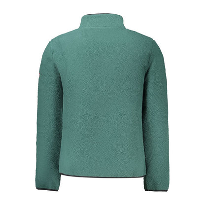 Green Polyester Men Sweater