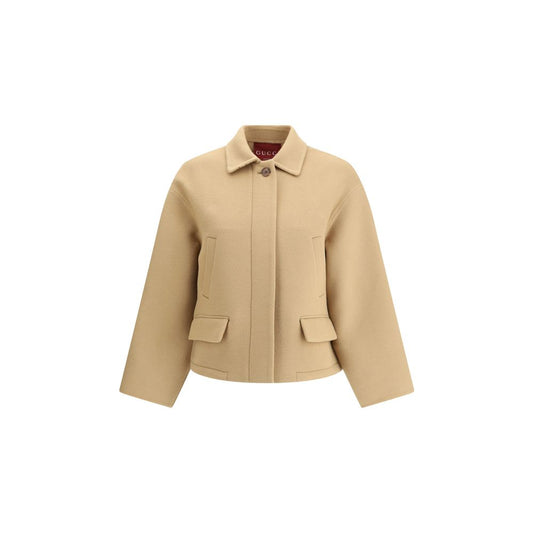 Beige Wool Clothing