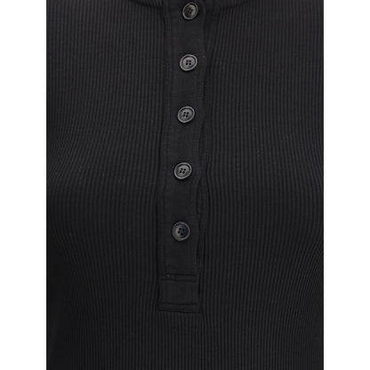 Black Cotton Longsleeve Shirt