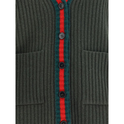 Green Wool Sleeveles Sweater