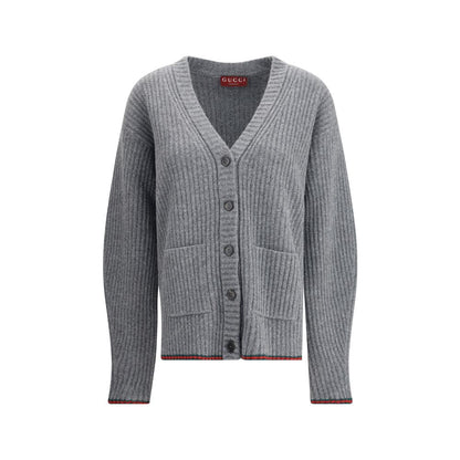 Gray Wool Cardigan