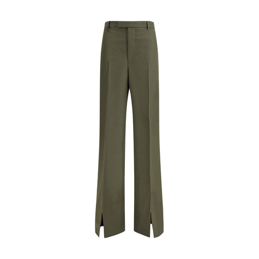 Green Wool Pants