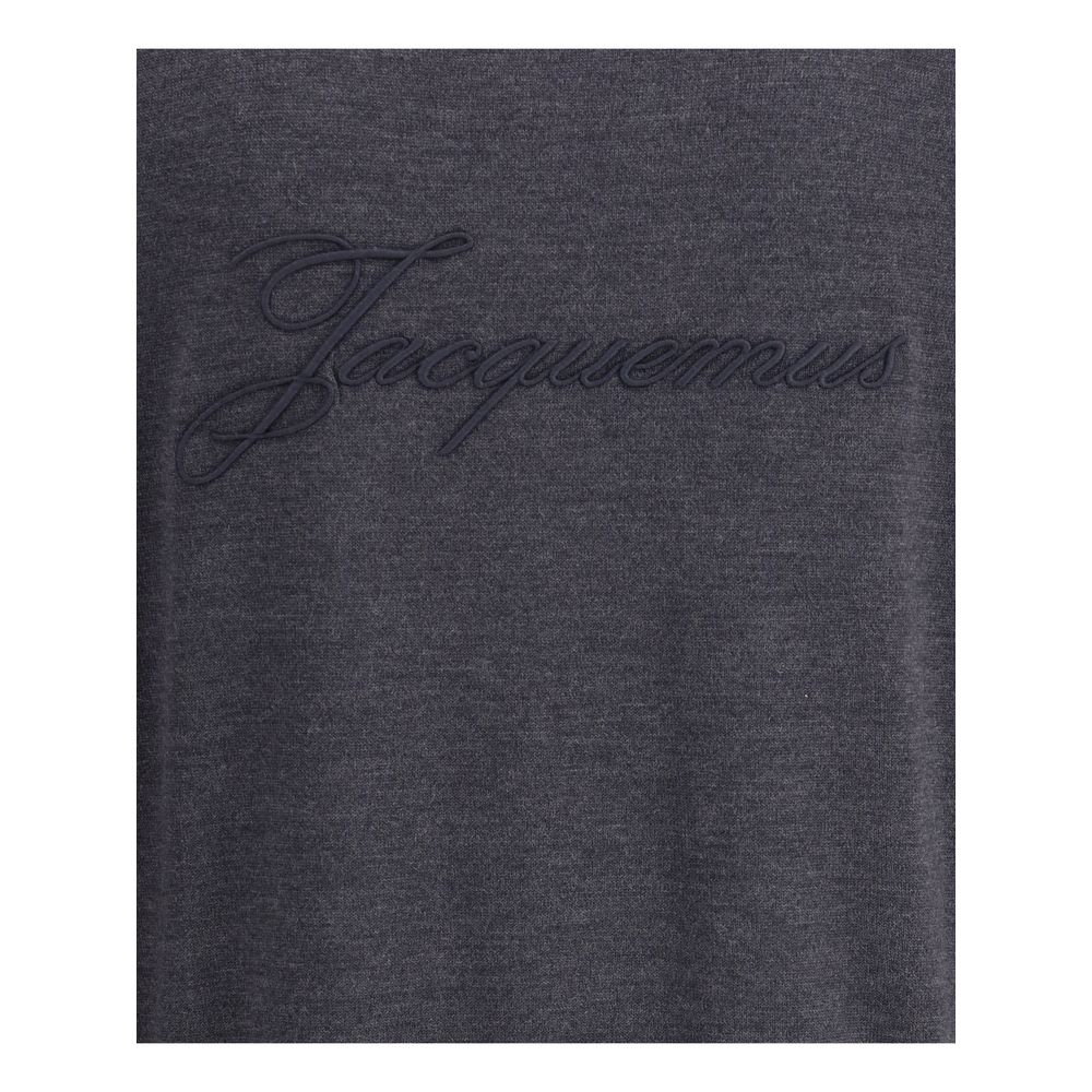 Gray Merino Wool Sweatshirt