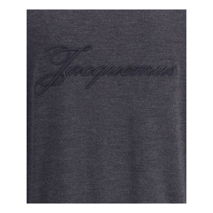 Gray Merino Wool Sweatshirt