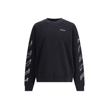 Black Cotton Sweatshirt