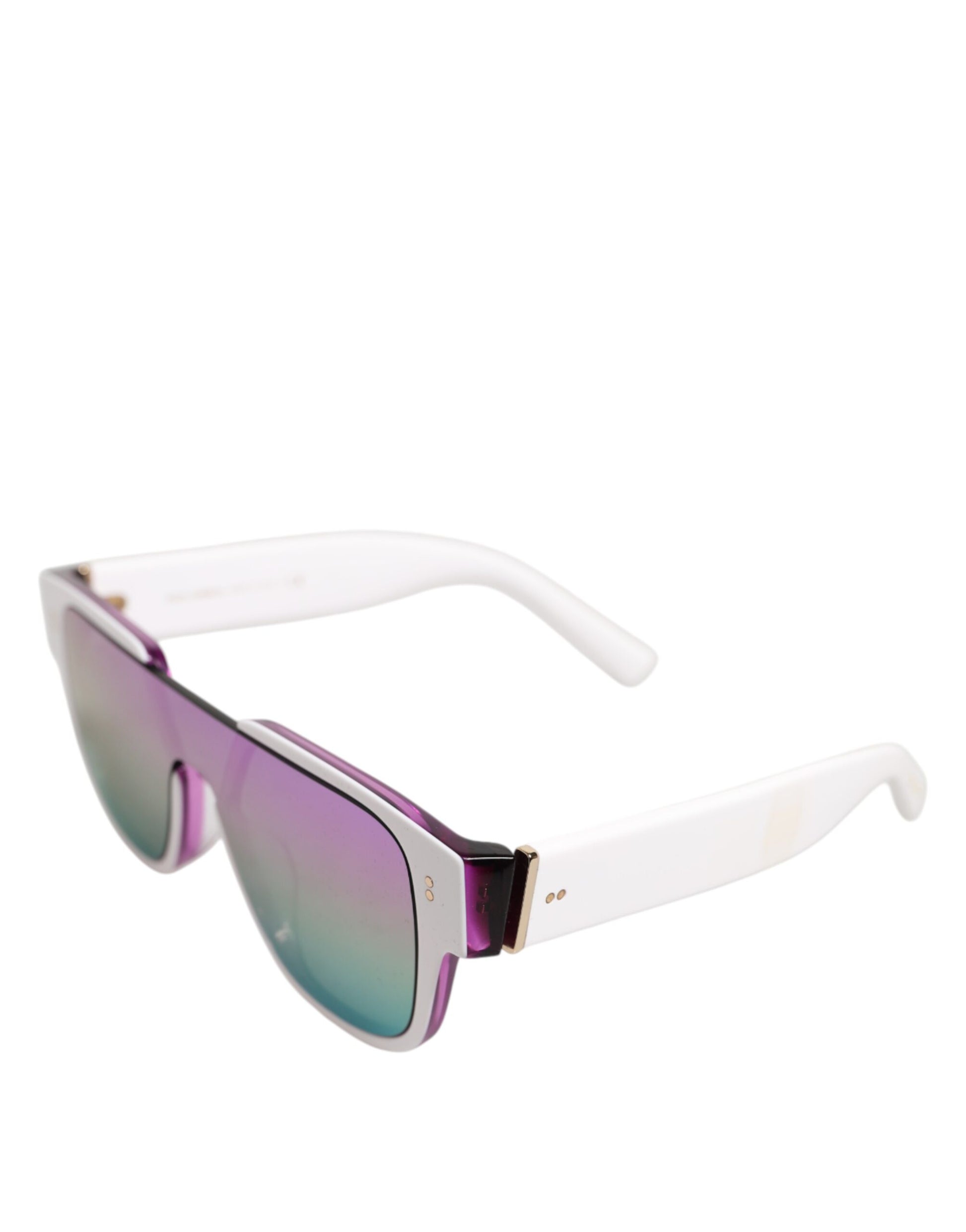 DG4356F White Acetate Aviator Shades Eyewear Sunglasses