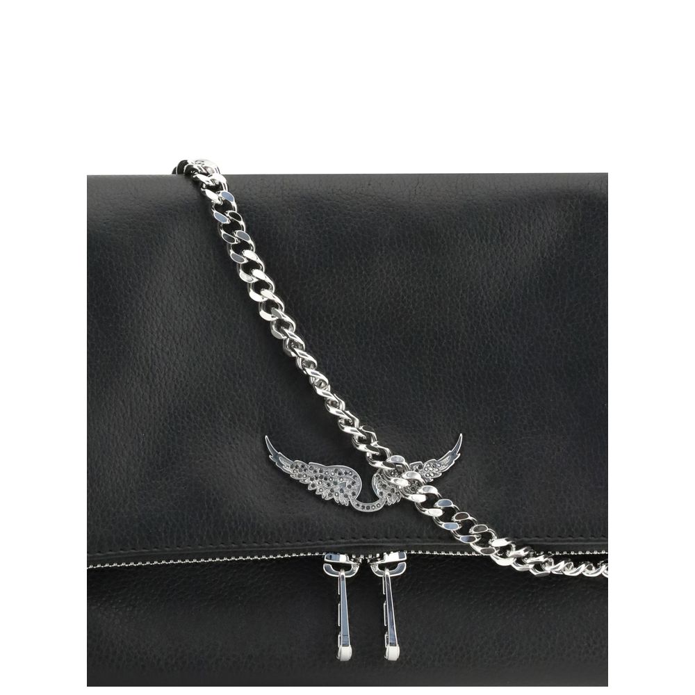 Black Calf Leather Bos Taurus Shoulder Bag