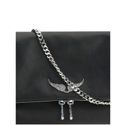Black Calf Leather Bos Taurus Shoulder Bag