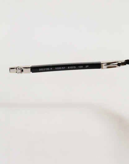 DG2106K Silver Frame Aviator Shades Eyewear Sunglasses