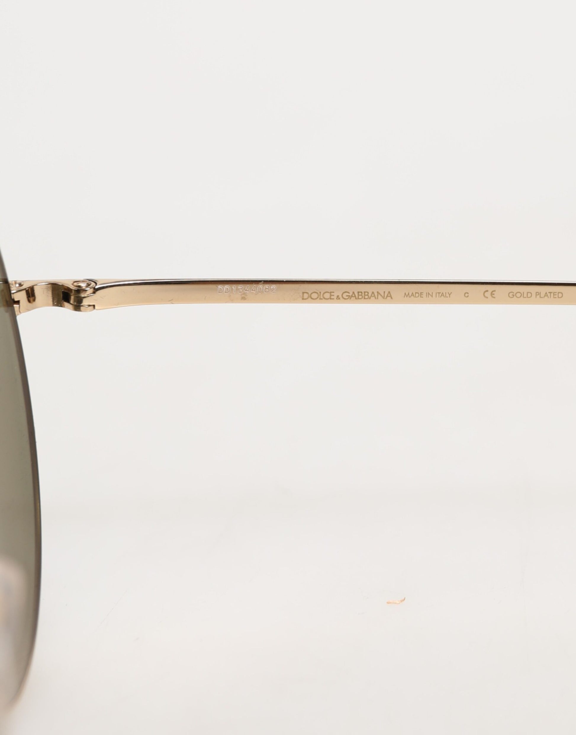 Gold Metal Round Shades Eyewear Sunglasses