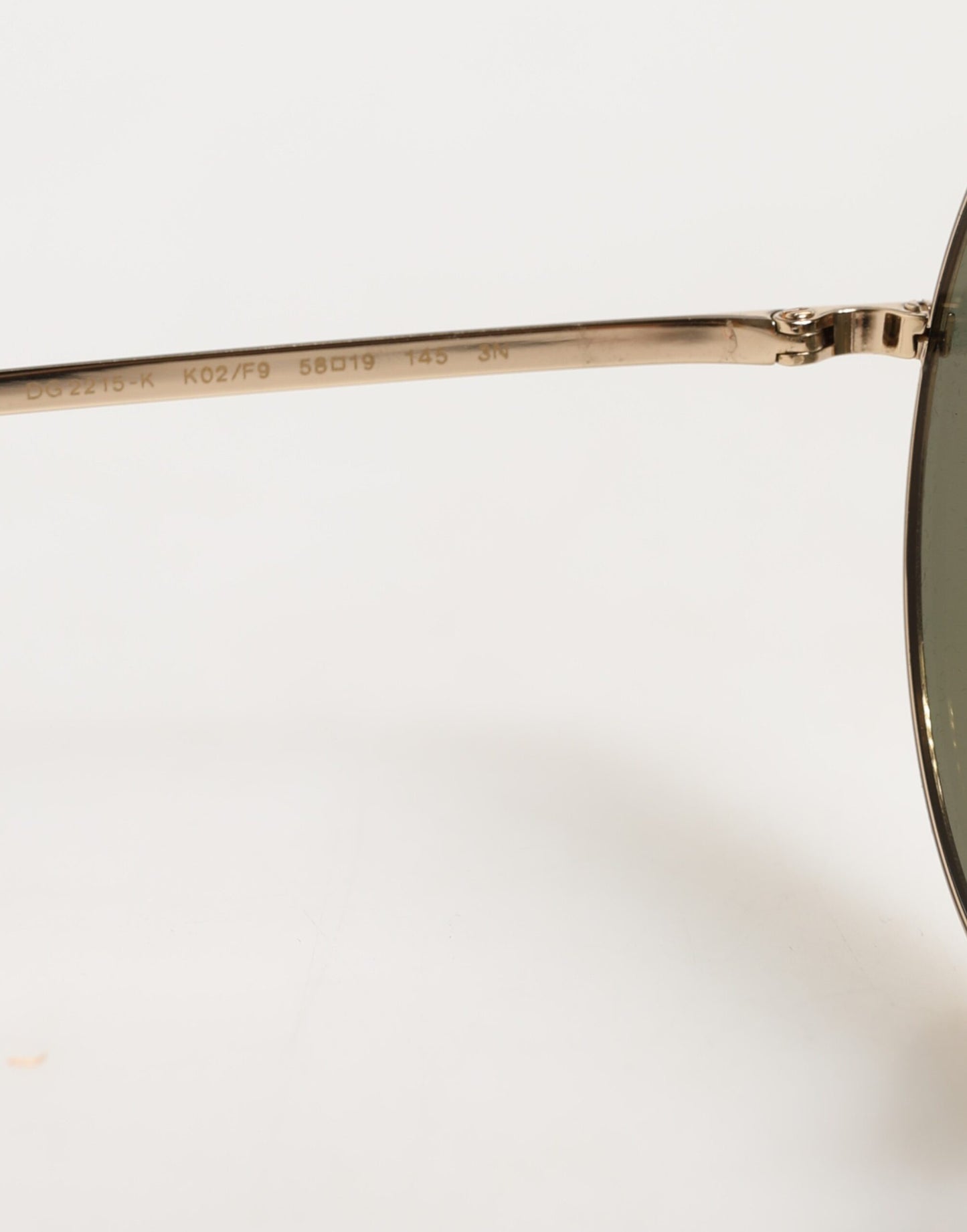 Gold Metal Round Shades Eyewear Sunglasses