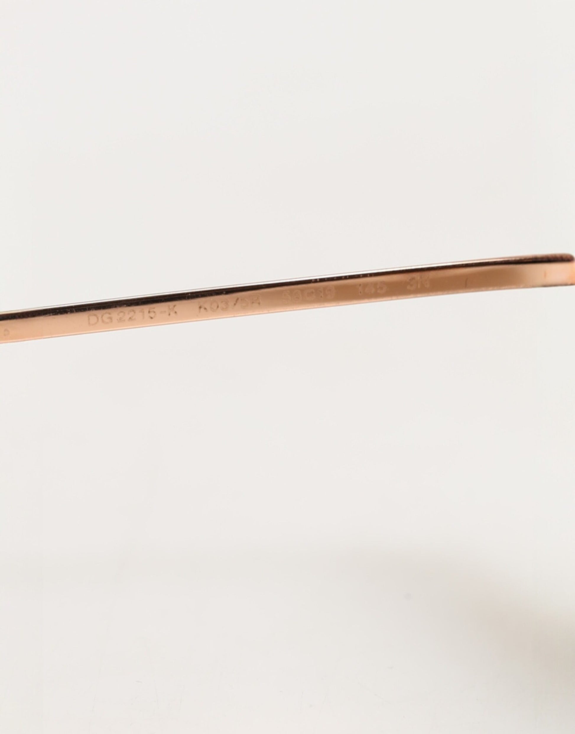 DG2215K Gold Metal Round Shades Eyewear Sunglasses