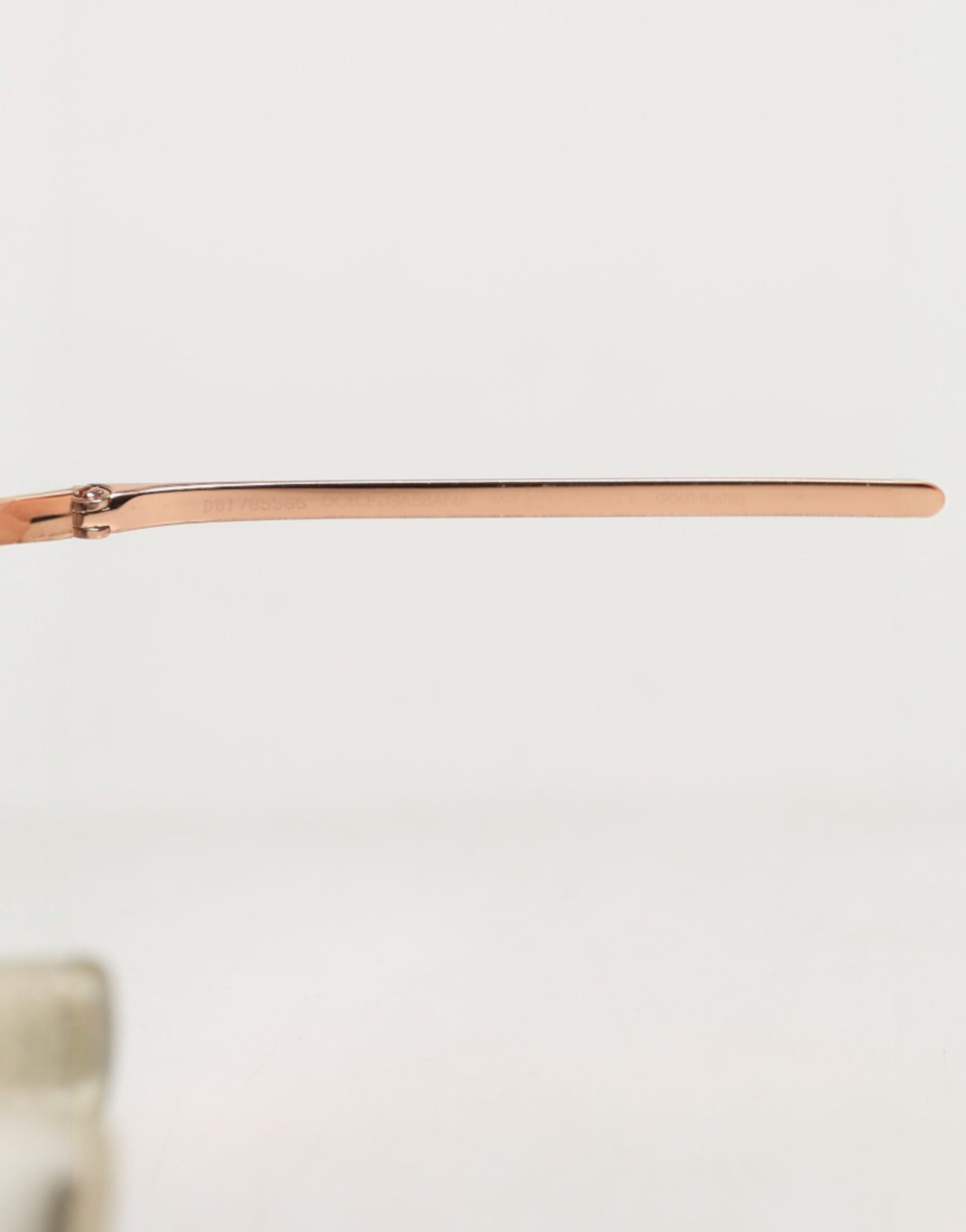 DG2215K Gold Metal Round Shades Eyewear Sunglasses