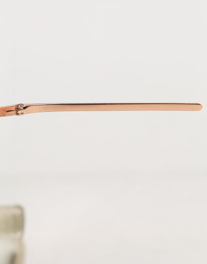 DG2215K Gold Metal Round Shades Eyewear Sunglasses