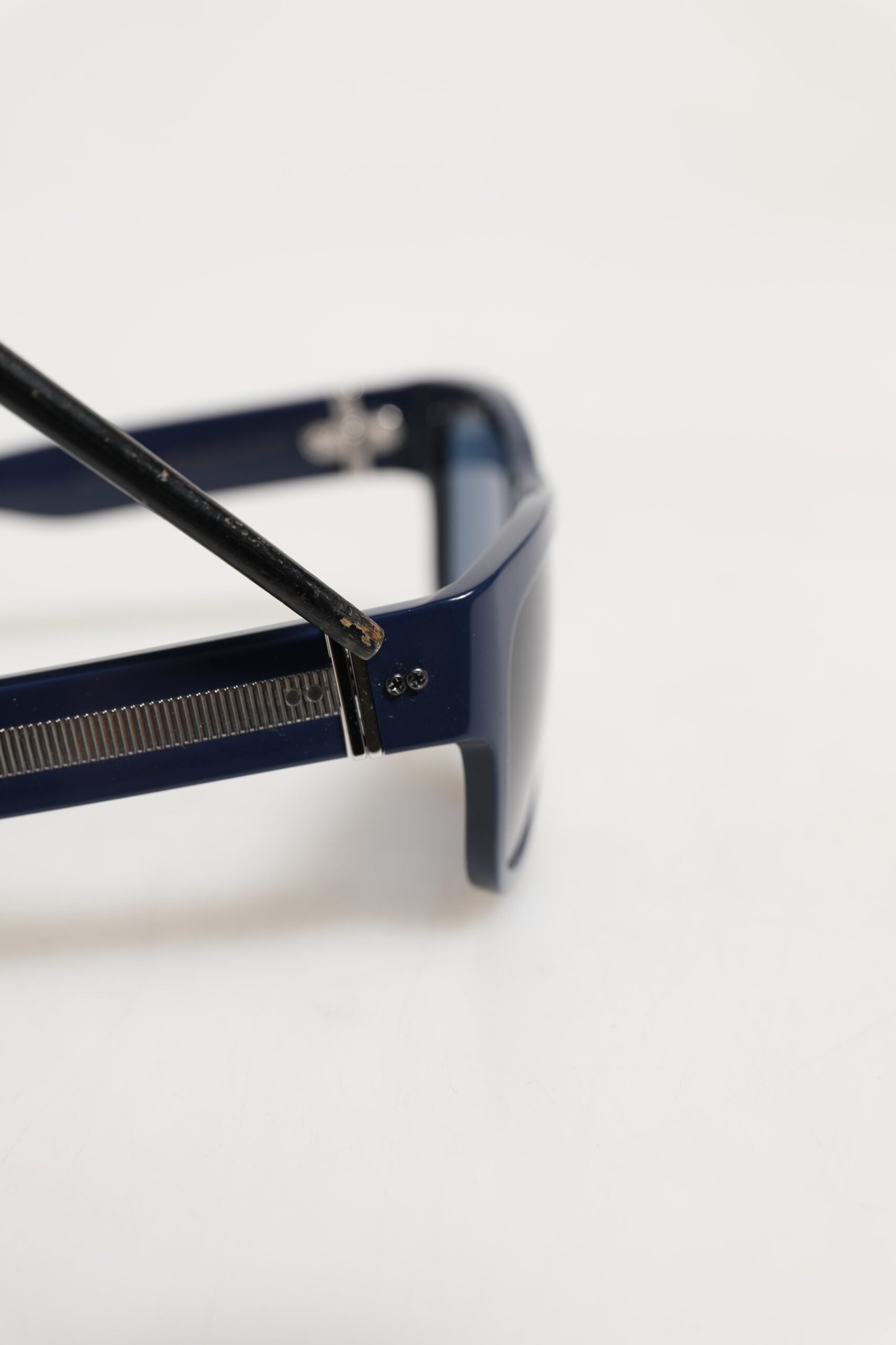 Blue Acetate Frame Polarized Lenses Sunglasses