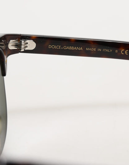 DG4317F Brown Tortoiseshell Pilot Frame Shades Sunglasses