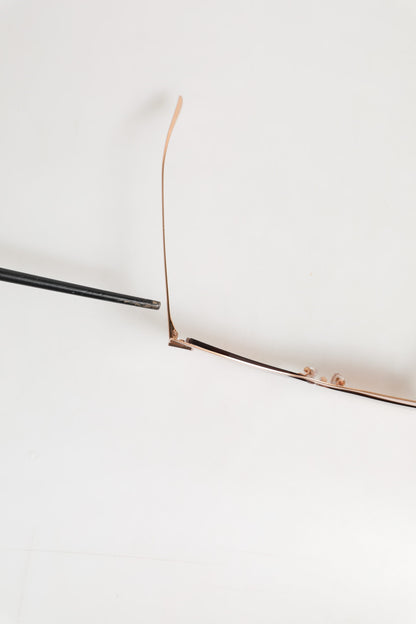 DG2224 Sand Rose Gold Cat Eye Irregular Frame Sunglasses