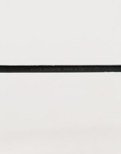 DG2225 Black Gold Lace Frame Brown Gradient Sunglasses