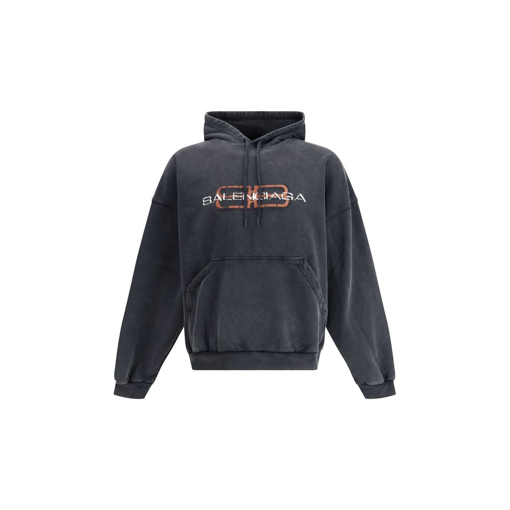Black Cotton Sweatshirt
