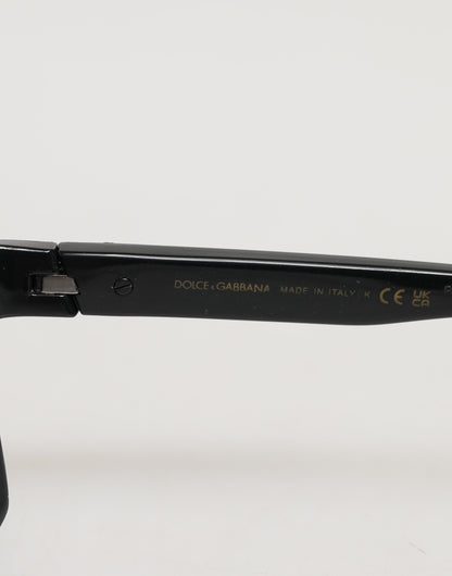 DG6160 Square Black Polyamide Sport Logo Sunglasses