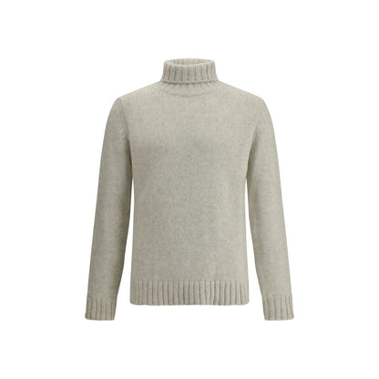Gray Alpaca Vicugna Pacos Turtleneck