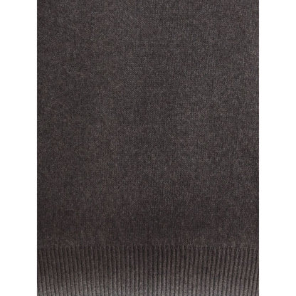 Gray Cashmere Turtleneck